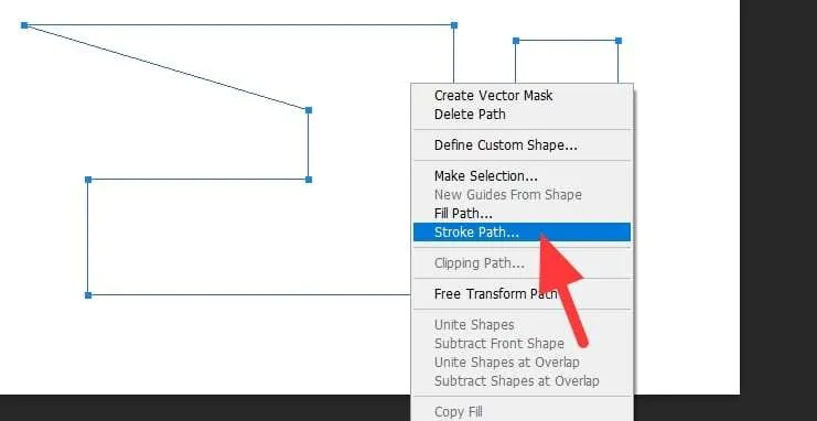 2 Cara Mudah Membuat Garis Lurus di Photoshop 10 stroke path pen tool 2 Cara Mudah Membuat Garis Lurus di Photoshop 10 stroke path pen tool