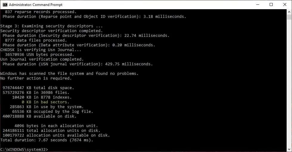 4 Cara Memeriksa Kesehatan Hard Disk di Laptop/PC Kamu 11 0 kb in bad sectors 4 Cara Memeriksa Kesehatan Hard Disk di Laptop/PC Kamu 11 0 kb in bad sectors