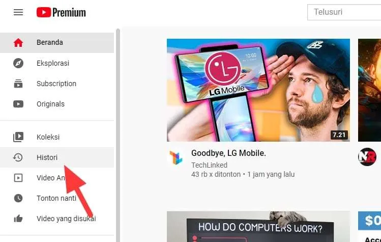 Histori Cara Menghapus Histori Tontonan di Youtube dengan Instan 4 Histori