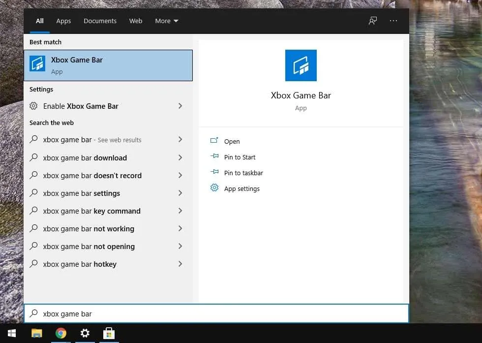 Xbox Game Bar Start Cara Merekam Layar PC/laptop Windows 10 Tanpa Aplikasi Tambahan 4 Xbox Game Bar Start