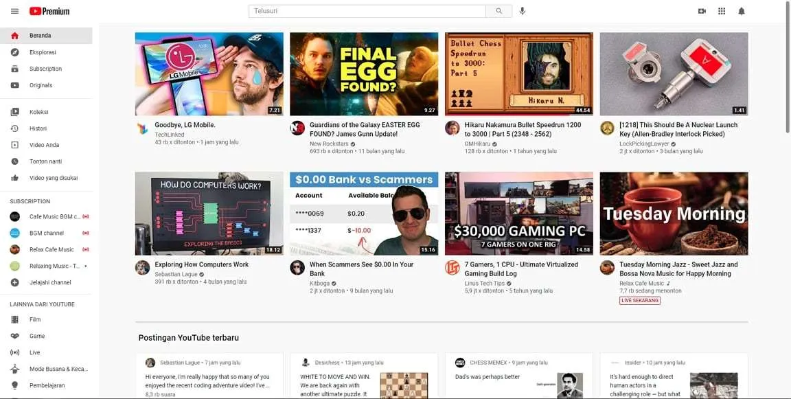 Youtube PC Cara Menghapus Histori Tontonan di Youtube dengan Instan 9 Youtube PC