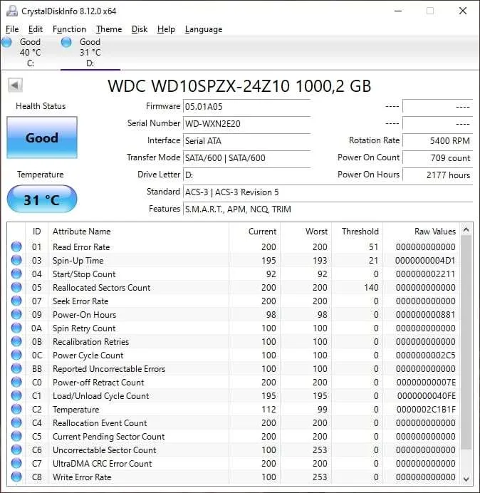 4 Cara Memeriksa Kesehatan Hard Disk di Laptop/PC Kamu 14 hdd status 4 Cara Memeriksa Kesehatan Hard Disk di Laptop/PC Kamu 14 hdd status
