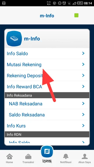 Cara Melihat Riwayat Transaksi Rekening di Aplikasi BCA Mobile 6 mutasi rekening Cara Melihat Riwayat Transaksi Rekening di Aplikasi BCA Mobile 6 mutasi rekening