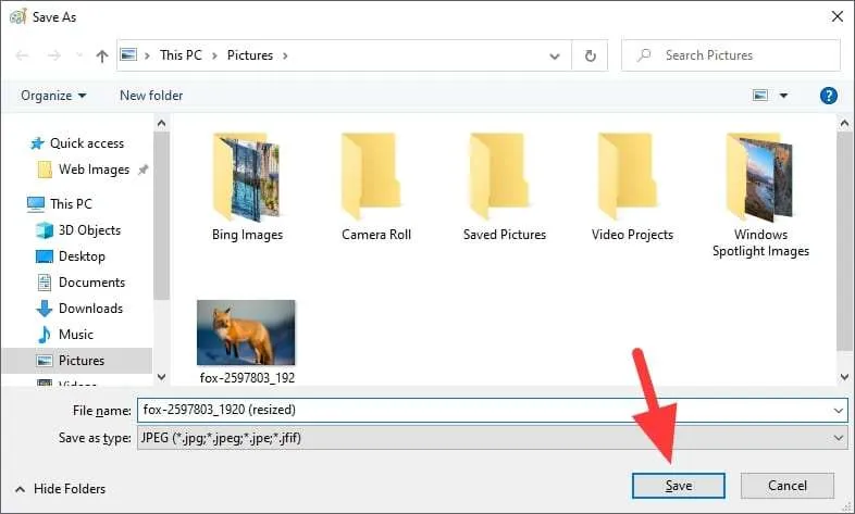 3 Cara Mengubah Resolusi Foto di Laptop Tanpa Instal Aplikasi 9 save 11 3 Cara Mengubah Resolusi Foto di Laptop Tanpa Instal Aplikasi 9 save 11