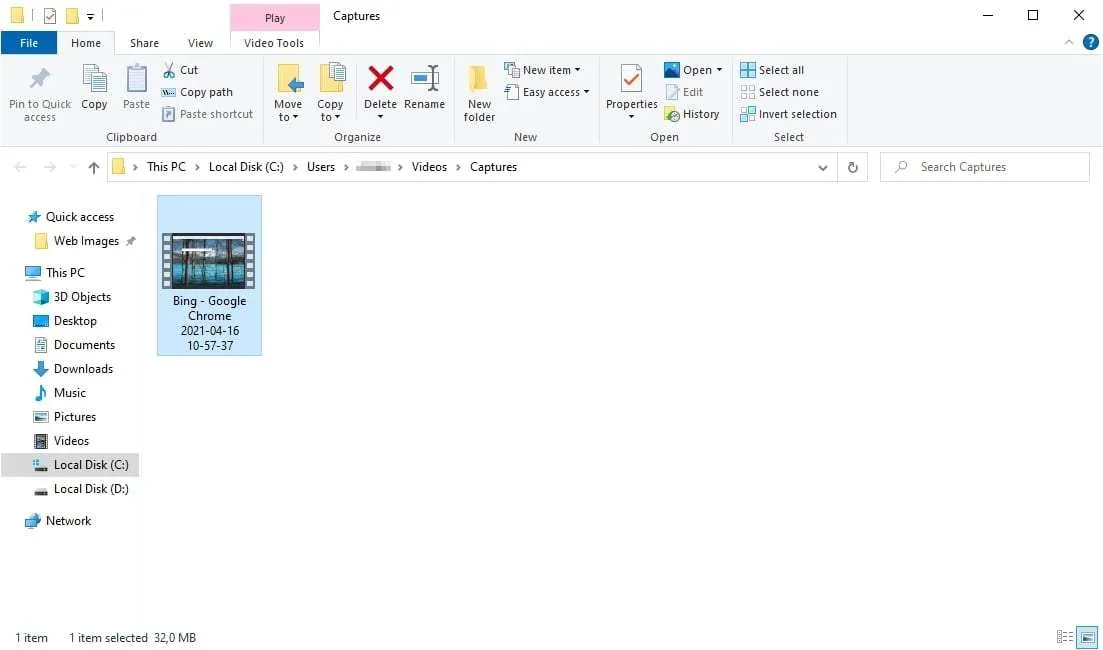 saved screen video Cara Merekam Layar PC/laptop Windows 10 Tanpa Aplikasi Tambahan 11 saved screen video