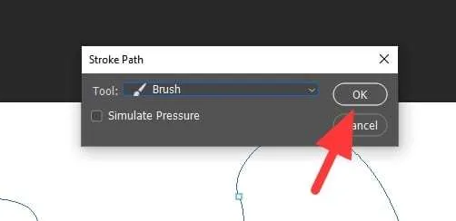 Cara Membuat Garis Melengkung di Photoshop dengan Rapi 8 stroke path brush Cara Membuat Garis Melengkung di Photoshop dengan Rapi 8 stroke path brush