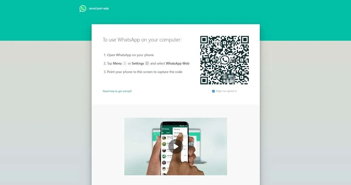 whatsapp web 1 Cara Melihat QR Code WhatsApp Agar Bisa Login di Web 3 whatsapp web 1