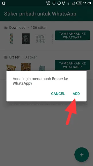 Cara Mudah Membuat Stiker WhatsApp dengan Foto Sendiri 13 add Cara Mudah Membuat Stiker WhatsApp dengan Foto Sendiri 13 add