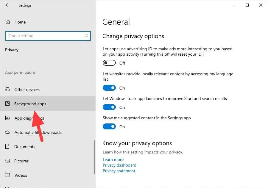 background apps 1 5 Cara Sederhana yang Membuat Windows 10 Jadi Hemat Kuota 15 background apps 1