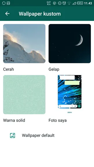 foto wallpaper Cara Ganti Wallpaper Chat WhatsApp dengan Foto Sendiri 13 foto wallpaper
