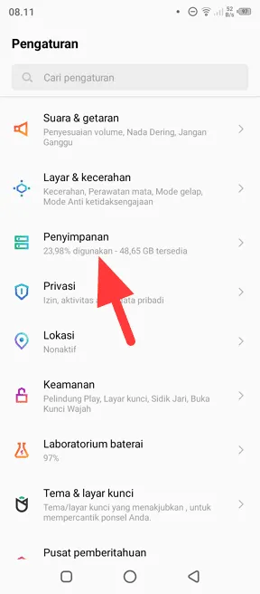 penyimpanan 2+1 Cara Format Kartu SD Langsung di HP Android Kamu 3 penyimpanan