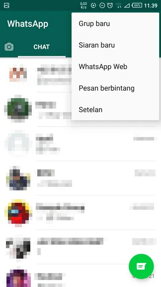 setelan Cara Ganti Wallpaper Chat WhatsApp dengan Foto Sendiri 4 setelan