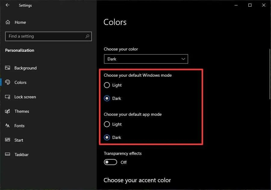 dark color 7 Cara Menghemat Baterai Laptop Supaya Awet Berjam-jam 6 dark color