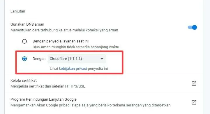 dengan cloudflare Cara Buka Situs yang Diblokir Di Google Chrome Tanpa VPN! 5 dengan cloudflare
