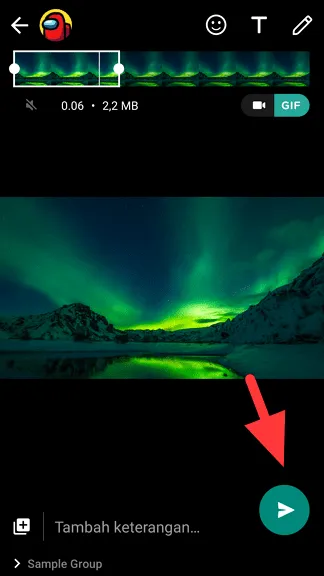 kirim Cara Membuat Gambar GIF Bergerak di Chat WhatsApp 8 kirim