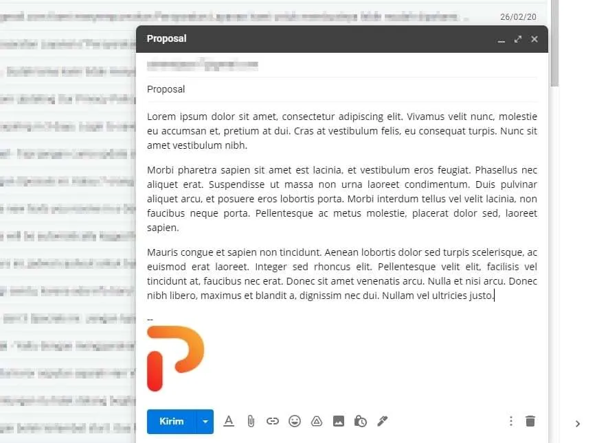 logo perusahaan email Cara Memasang Logo Perusahaan di Bagian Bawah Email Gmail 14 logo perusahaan email