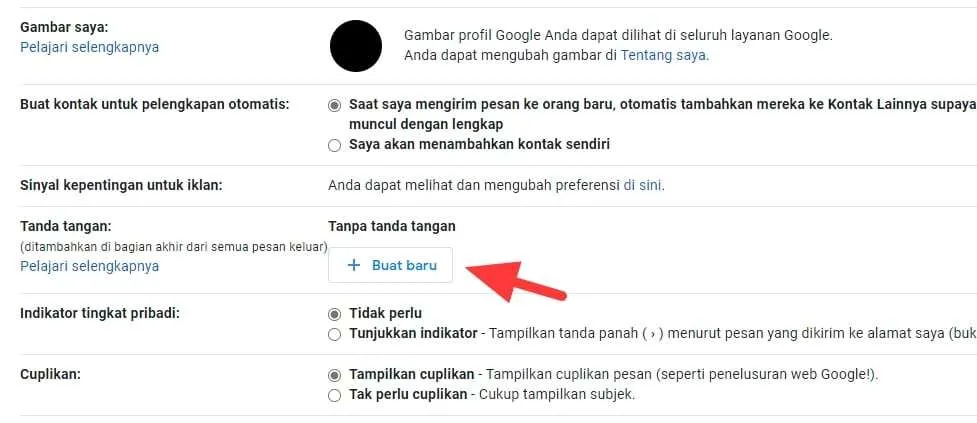 tanda tangan buat baru Cara Memasang Logo Perusahaan di Bagian Bawah Email Gmail 5 tanda tangan buat baru