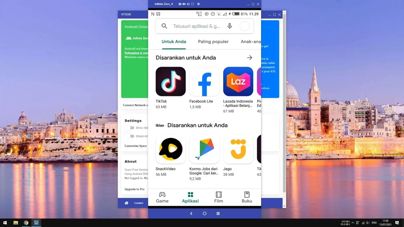 Cara Menampilkan Layar HP Android ke PC/Laptop dengan USB 10 android mirror pc Cara Menampilkan Layar HP Android ke PC/Laptop dengan USB 10 android mirror pc
