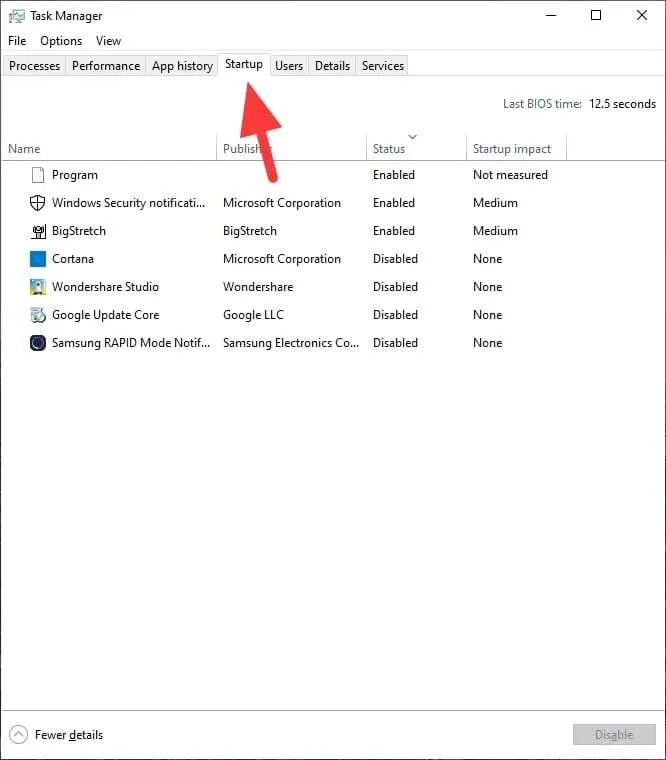 6 Cara Mempercepat Booting Windows 10 Dalam Hitungan Detik 4 startup 1 6 Cara Mempercepat Booting Windows 10 Dalam Hitungan Detik 4 startup 1