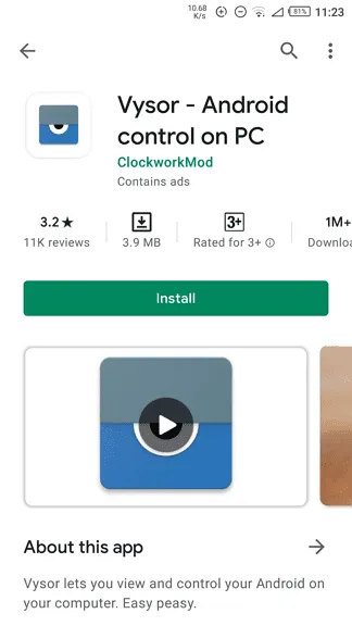 Cara Menampilkan Layar HP Android ke PC/Laptop dengan USB 3 vysor google play store Cara Menampilkan Layar HP Android ke PC/Laptop dengan USB 3 vysor google play store