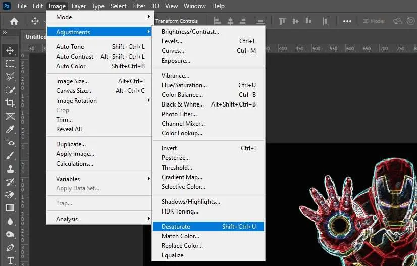 Cara Mudah Membuat Efek Kapur di Photoshop 10 image desaturate Cara Mudah Membuat Efek Kapur di Photoshop 10 image desaturate