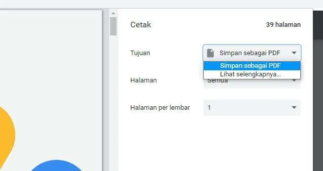 simpan sebagai PDF Cara Menghapus Halaman PDF dengan Chrome PC/Laptop 5 simpan sebagai PDF