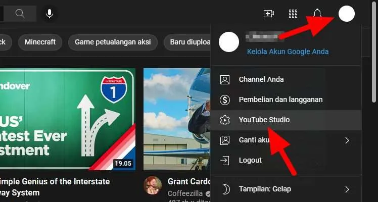 youtube studio 3 Cara Mengganti Nama Channel Youtube via Android/Laptop 8 youtube studio 3