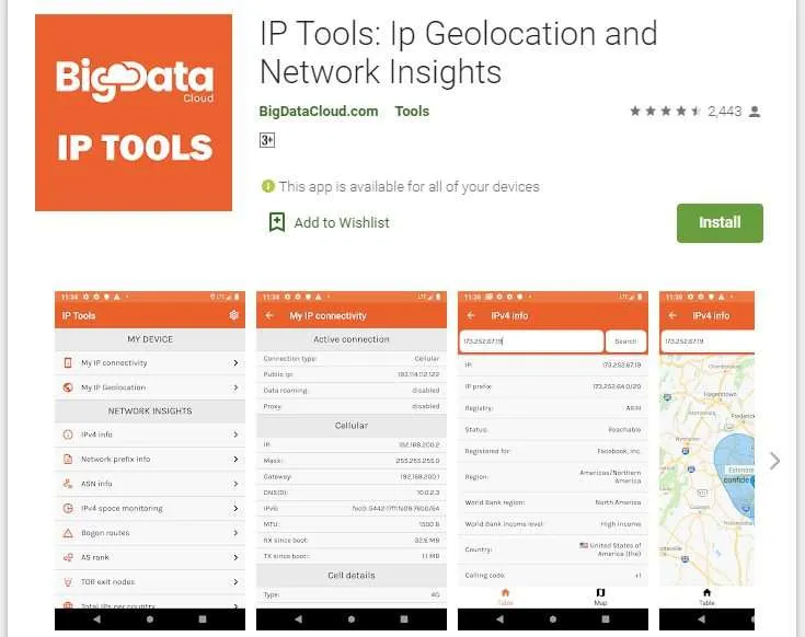 2 Cara Cepat Menemukan 'IP Address' Ponsel Android 9 IP Tools 2 Cara Cepat Menemukan 'IP Address' Ponsel Android 9 IP Tools