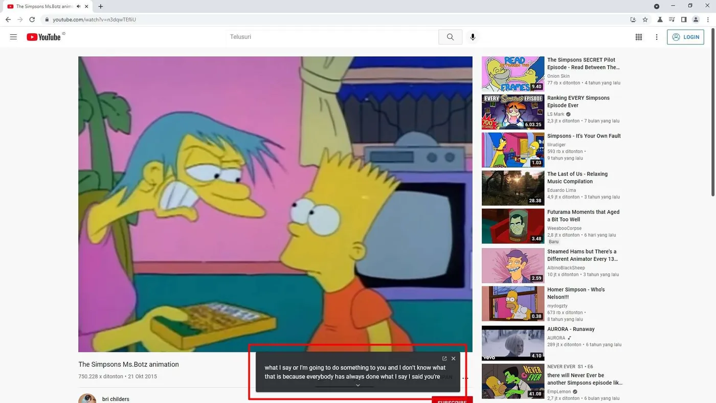 Cara Menampilkan Subtitle di YouTube yang Tidak Ada CC 6 teks otomatis Cara Menampilkan Subtitle di YouTube yang Tidak Ada CC 6 teks otomatis