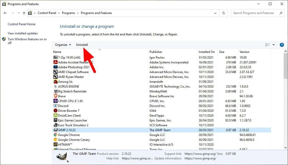 6 Cara Membuat Local Disk (C:) Tidak Penuh & Lebih Lega 9 uninstall 1 6 Cara Membuat Local Disk (C:) Tidak Penuh & Lebih Lega 9 uninstall 1