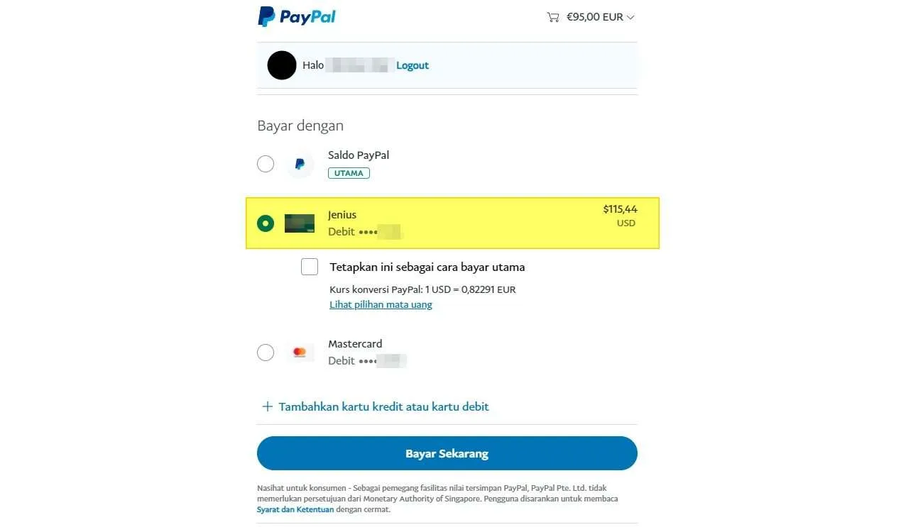 Cara Hubungkan Kartu Jenius ke Akun PayPal Untuk Transaksi 3 bayar paypal dengan jenius Cara Hubungkan Kartu Jenius ke Akun PayPal Untuk Transaksi 3 bayar paypal dengan jenius