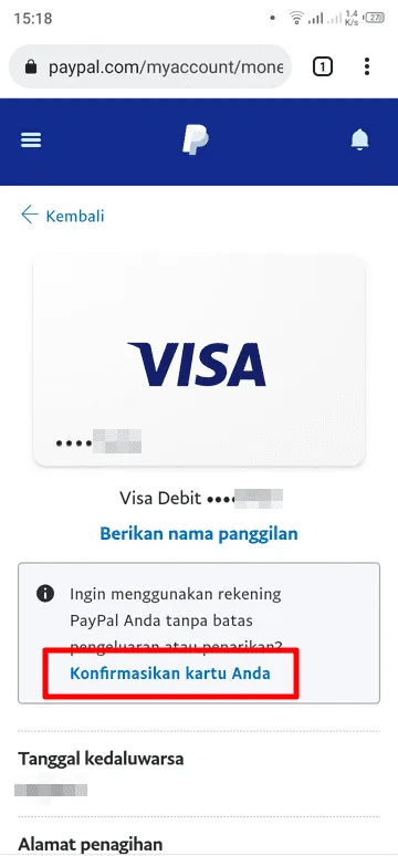 Cara Hubungkan Kartu Jenius ke Akun PayPal Untuk Transaksi 10 konfirmasikan kartu anda paypal Cara Hubungkan Kartu Jenius ke Akun PayPal Untuk Transaksi 10 konfirmasikan kartu anda paypal
