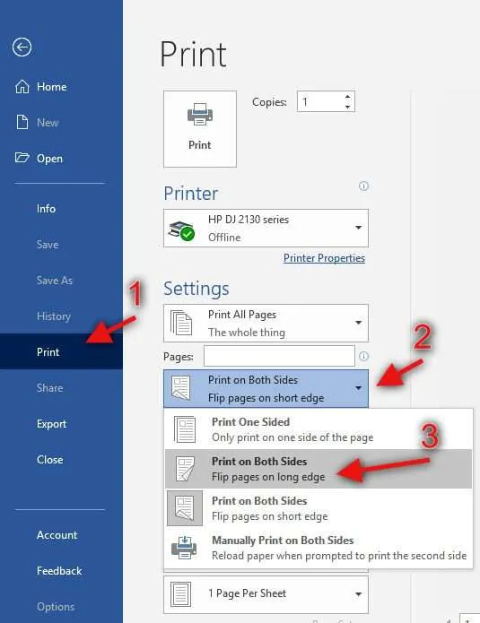 Cara print bolak balik 3 Cara Print Bolak-Balik di Ms. Word, Mudah dan Hemat Biaya 4 Cara print bolak balik 3