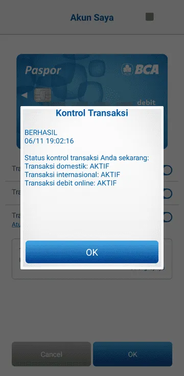 berhasil Cara Jadikan Kartu Debit BCA Bisa untuk Transaksi Online 12 berhasil
