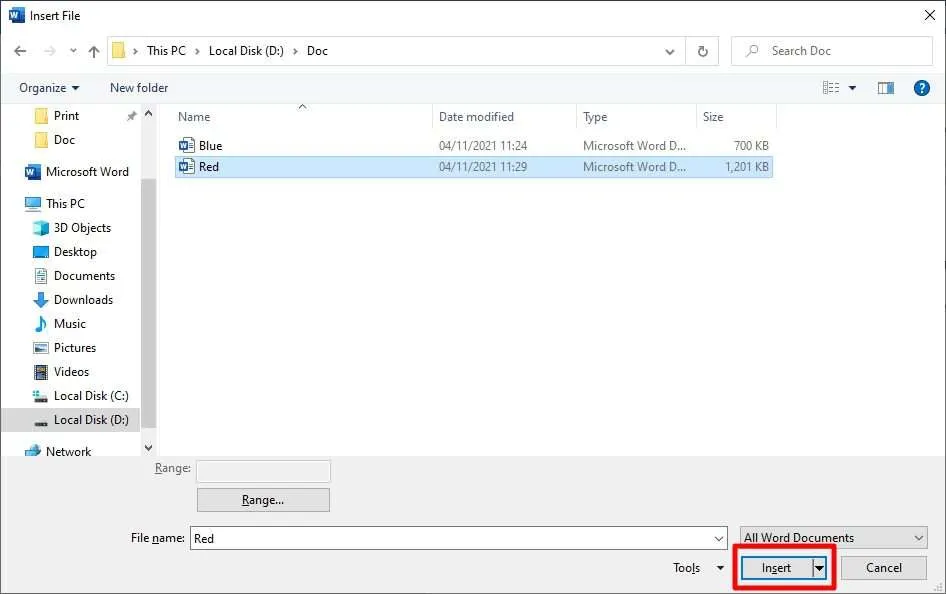 Cara Menyatukan Dua (Atau Lebih) File Ms. Word Jadi Satu 8 insert doc Cara Menyatukan Dua (Atau Lebih) File Ms. Word Jadi Satu 8 insert doc