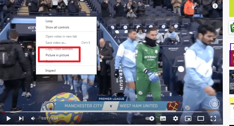 picture in picture Cara Nonton YouTube Sambil Buka Aplikasi Lain di Komputer 6 picture in picture