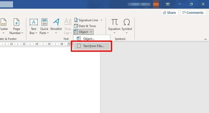 Cara Menyatukan Dua (Atau Lebih) File Ms. Word Jadi Satu 7 text from file Cara Menyatukan Dua (Atau Lebih) File Ms. Word Jadi Satu 7 text from file