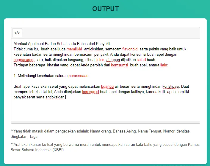 3 Cara Mengecek Typo Teks Bahasa Indonesia Secara Online 20 Cara Mengecek Typo Secara Online 17 3 Cara Mengecek Typo Teks Bahasa Indonesia Secara Online 18 Cara Mengecek Typo Secara Online 17