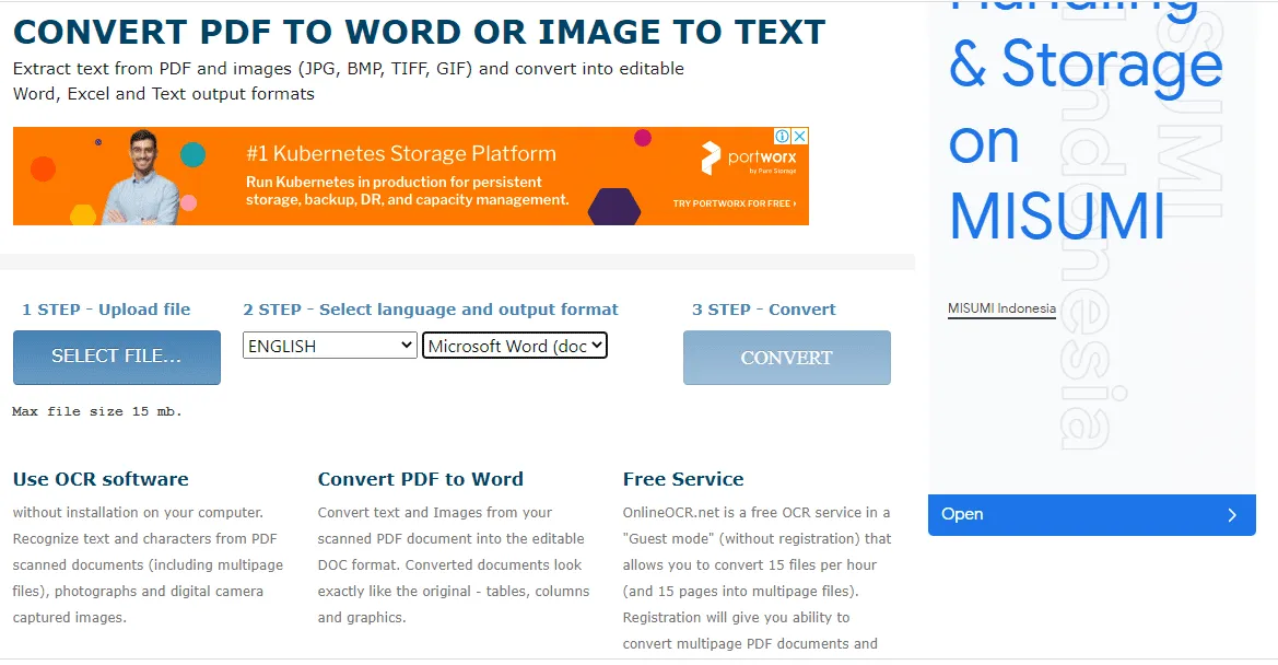 Cara mengubah gambar JPG ke Word 1 4 Cara Mengubah Foto JPG ke Word, Mudah dan Cepat! 1 Cara mengubah gambar JPG ke Word 1