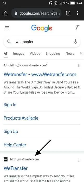 Screenshot 20211222 144453 Cara Mengirim File via Internet Menggunakan WeTransfer 13 Screenshot 20211222 144453