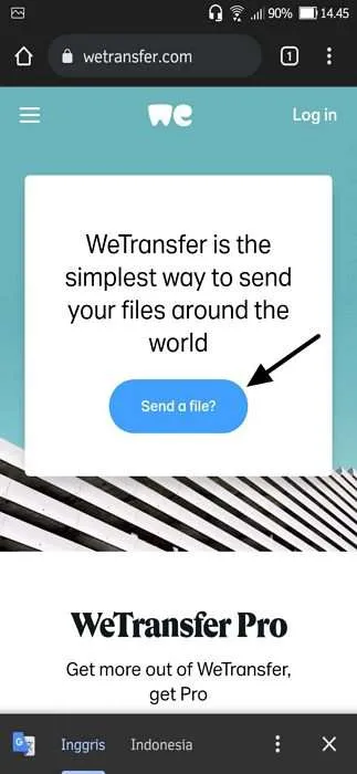Screenshot 20211222 144526 Cara Mengirim File via Internet Menggunakan WeTransfer 14 Screenshot 20211222 144526
