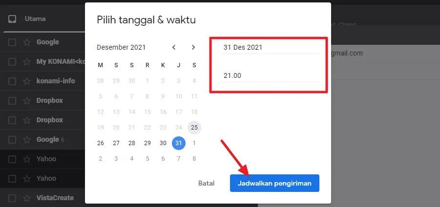 3 Cara Menjadwalkan Email Agar Terkirim Secara Otomatis 9 atur jadwalkan pengiriman 3 Cara Menjadwalkan Email Agar Terkirim Secara Otomatis 7 atur jadwalkan pengiriman