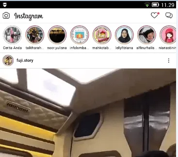 cara highlight instagram 1