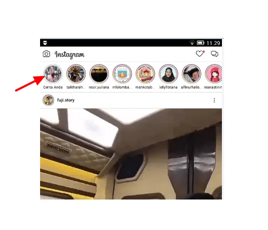 cara highlight instagram  2