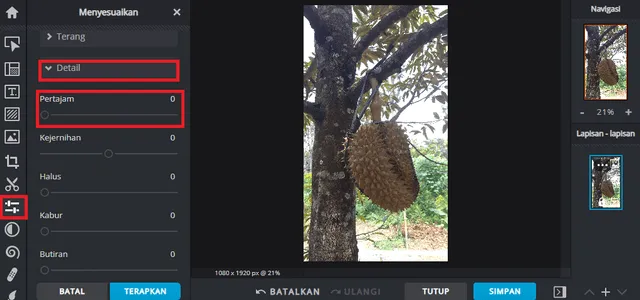 cara memperjelas foto buram  3