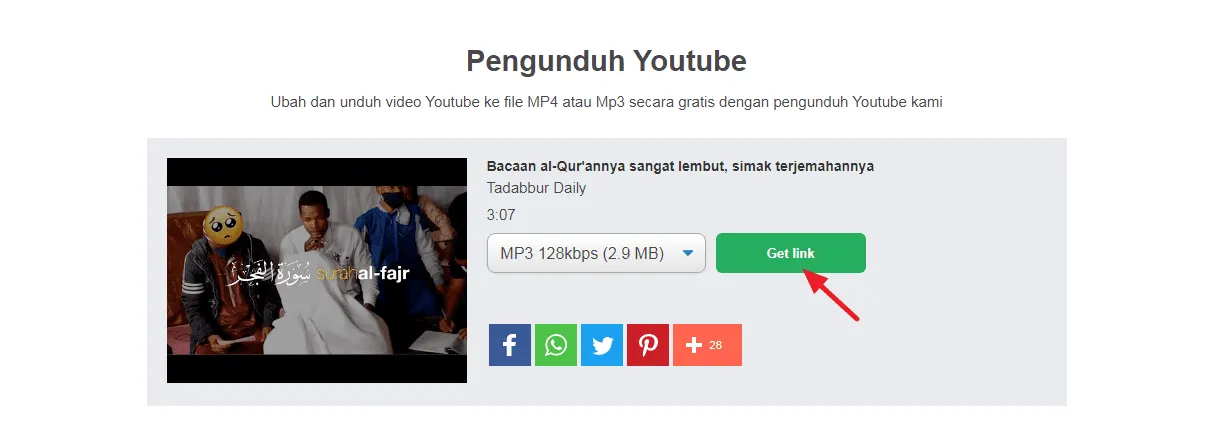 4 Cara Download Video YouTube Menjadi MP3 Tanpa Aplikasi 6 get link 4 Cara Download Video YouTube Menjadi MP3 Tanpa Aplikasi 4 get link