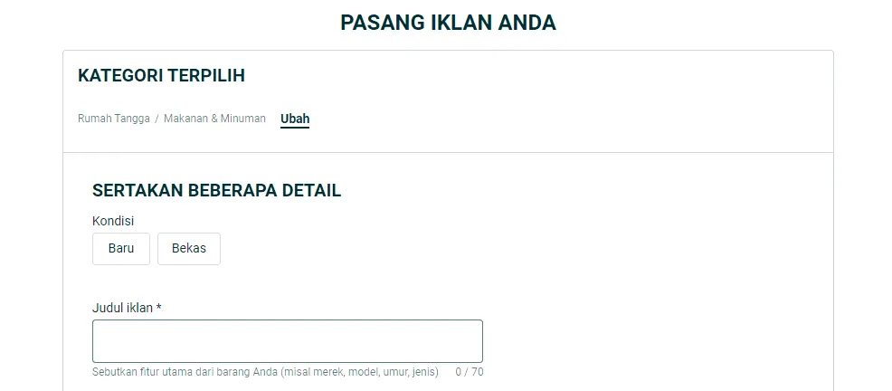 Ini Cara Menjual Barang di OLX, Mudah dan Tidak Ribet 9 isi data olx Ini Cara Menjual Barang di OLX, Mudah dan Tidak Ribet 7 isi data olx