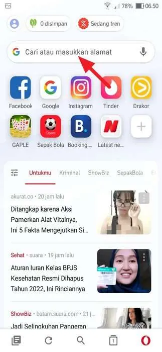 ketikkan alamat situs 2 Cara Buka Blokir Situs Menggunakan Browser Opera 12 ketikkan alamat situs