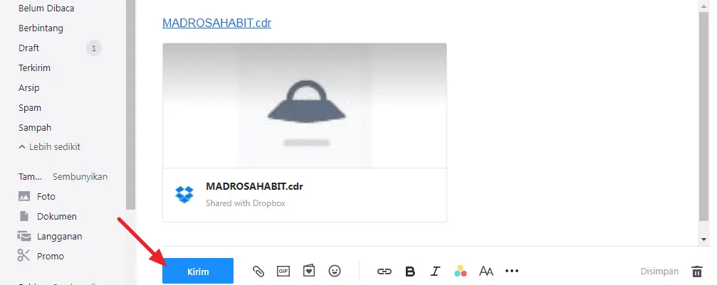 kirim yahoo 3 Cara Mengirim File Besar Lewat Email dengan Mudah 25 kirim yahoo