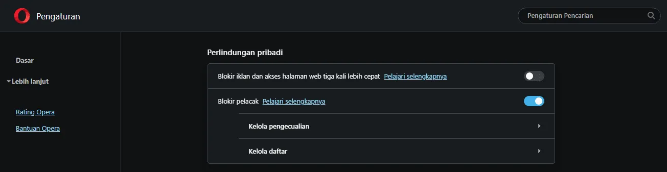 menu pengaturan 3 Cara Menghilangkan Iklan YouTube, Cepat dan Anti Ribet 2 menu pengaturan